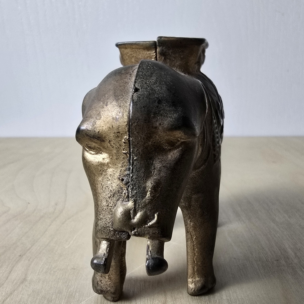Vintage Brass Elephant Figurine - Picture 7 of 8
